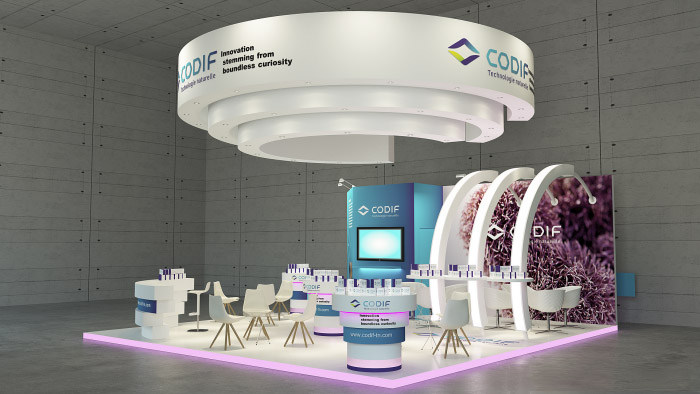 韩国展会搭建-CODIF-国际展台设计|美博会装修设计