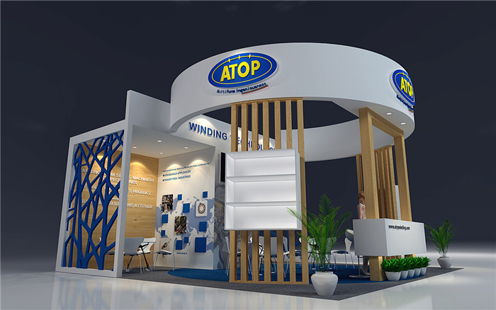 atop-深圳工业设备展展台设计