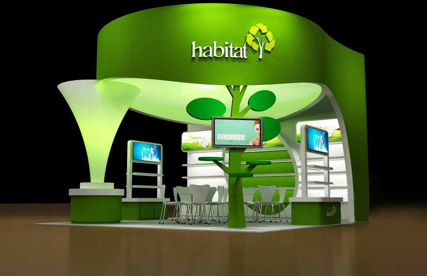 habitat-上海进博会展位设计