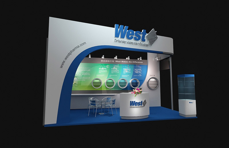 非洲国际展台搭建-WEST-国际医药展会设计
