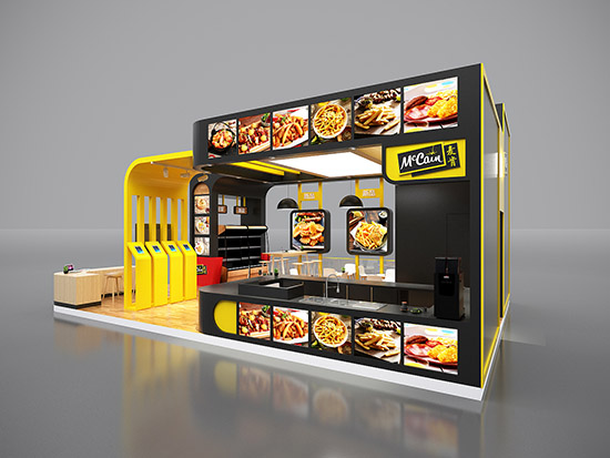 广州会展展台设计-麦肯-食品展览展示装修搭建