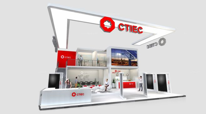 北京会展展台设计-CTIEC-建博会展台展会搭建