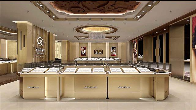 上海珠宝展台设计图片