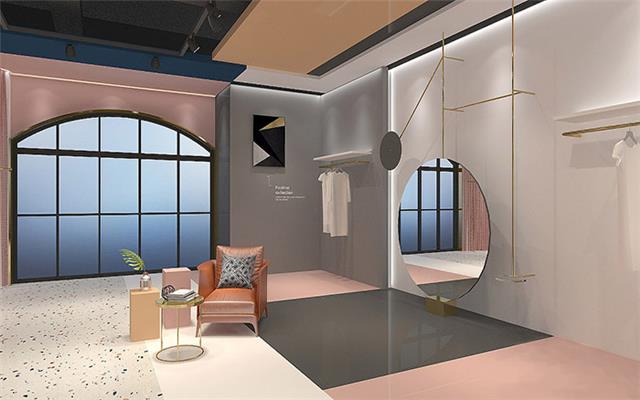 深圳女服饰直播间展厅设计