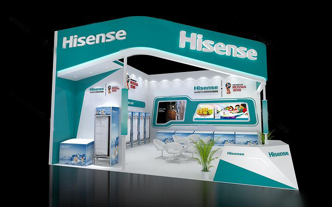 深圳展会设计-Hisense-机器人展位设计