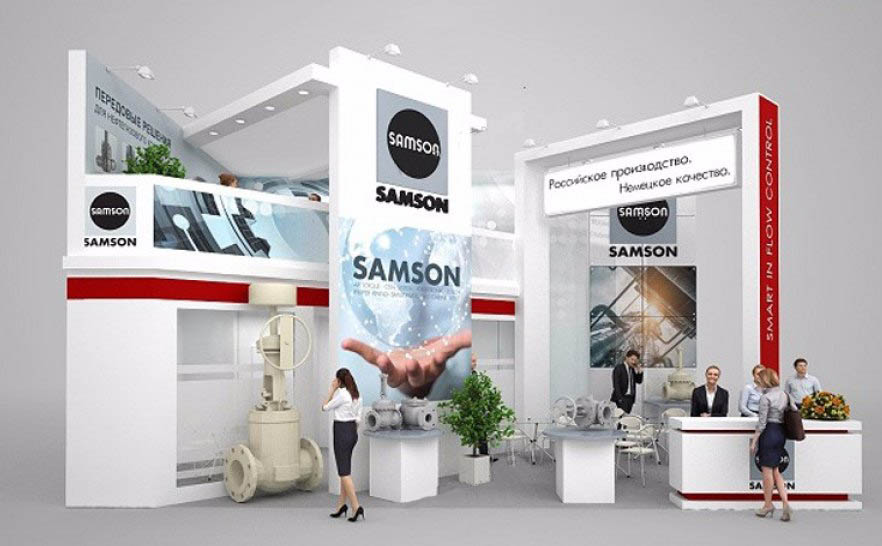 国外展台设计-SAMSON-国际展会搭建