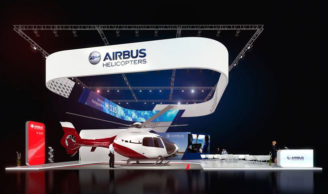 德国展台搭建-airbus-国际展会设计|国际展览装修