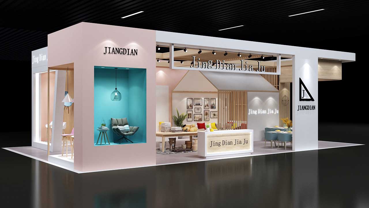 上海会展展台设计-JINGDIANJIAJU-家具展会搭建