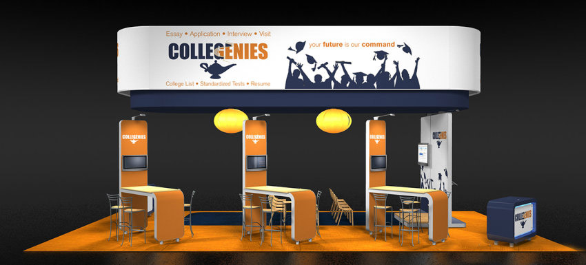 国际展台展会设计-COLLEGENIES-展台展位搭建商布置