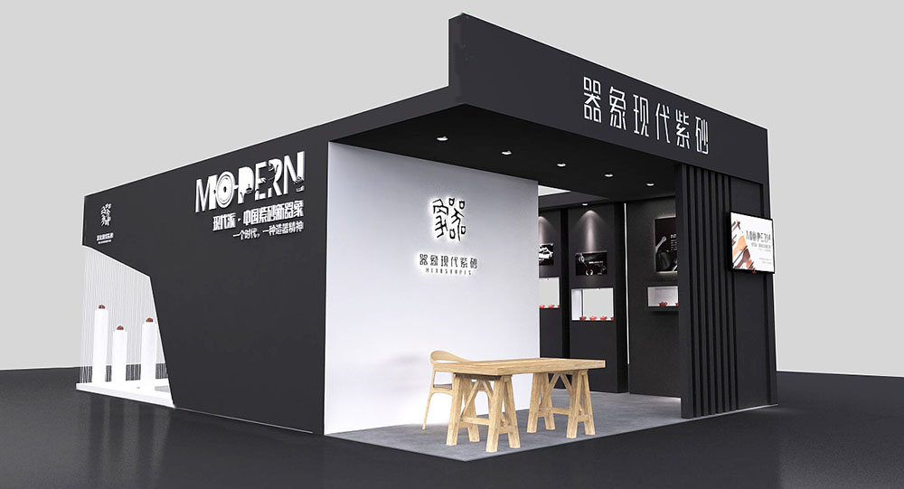 茶博会展台搭建-器象-深圳展览展示设计