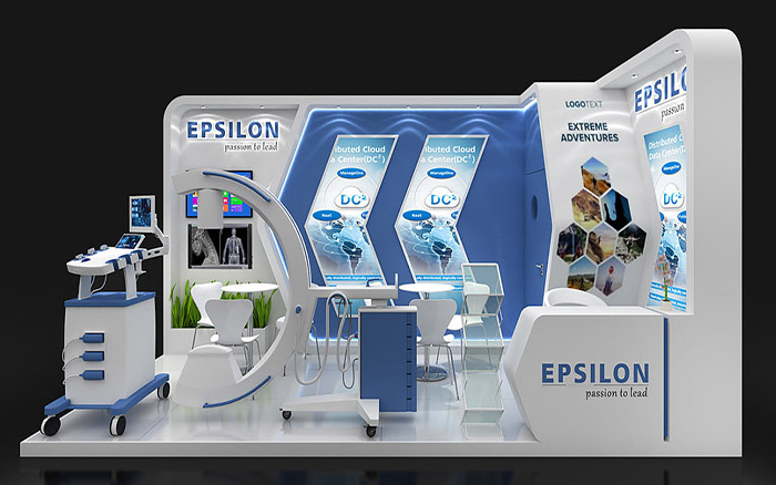 广州展位展台设计制作-EPSILON-医疗机械展位搭建