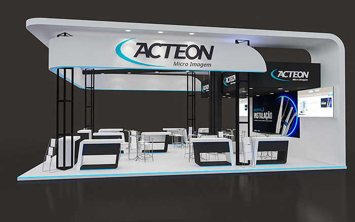 上海展览会搭建-ACTEON-医疗展位设计