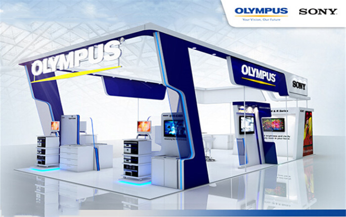 OLYMPUS SONY-深圳连锁加盟展展台设计