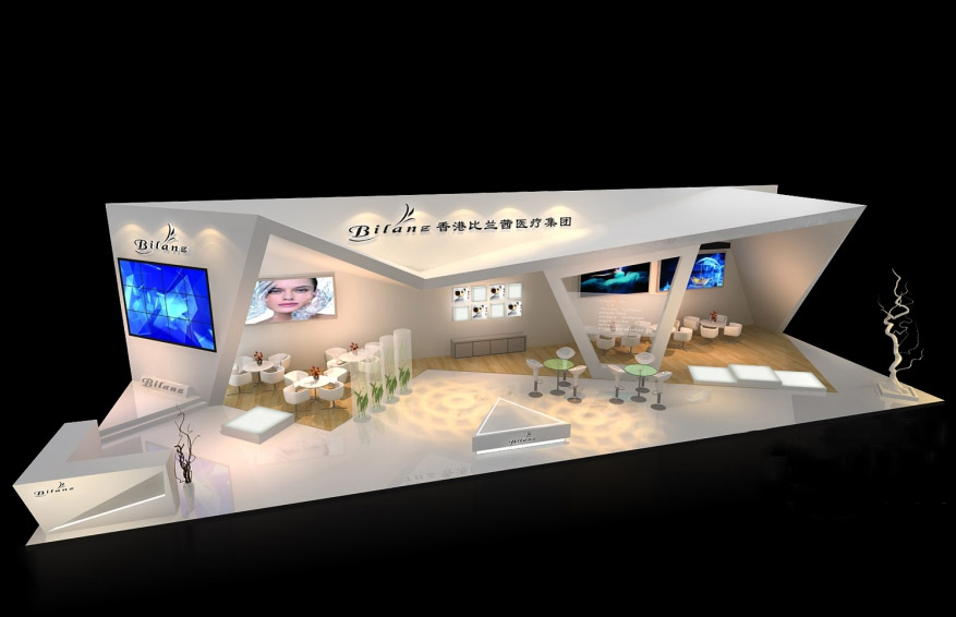 香港比兰茜-广州美博会展位设计搭建