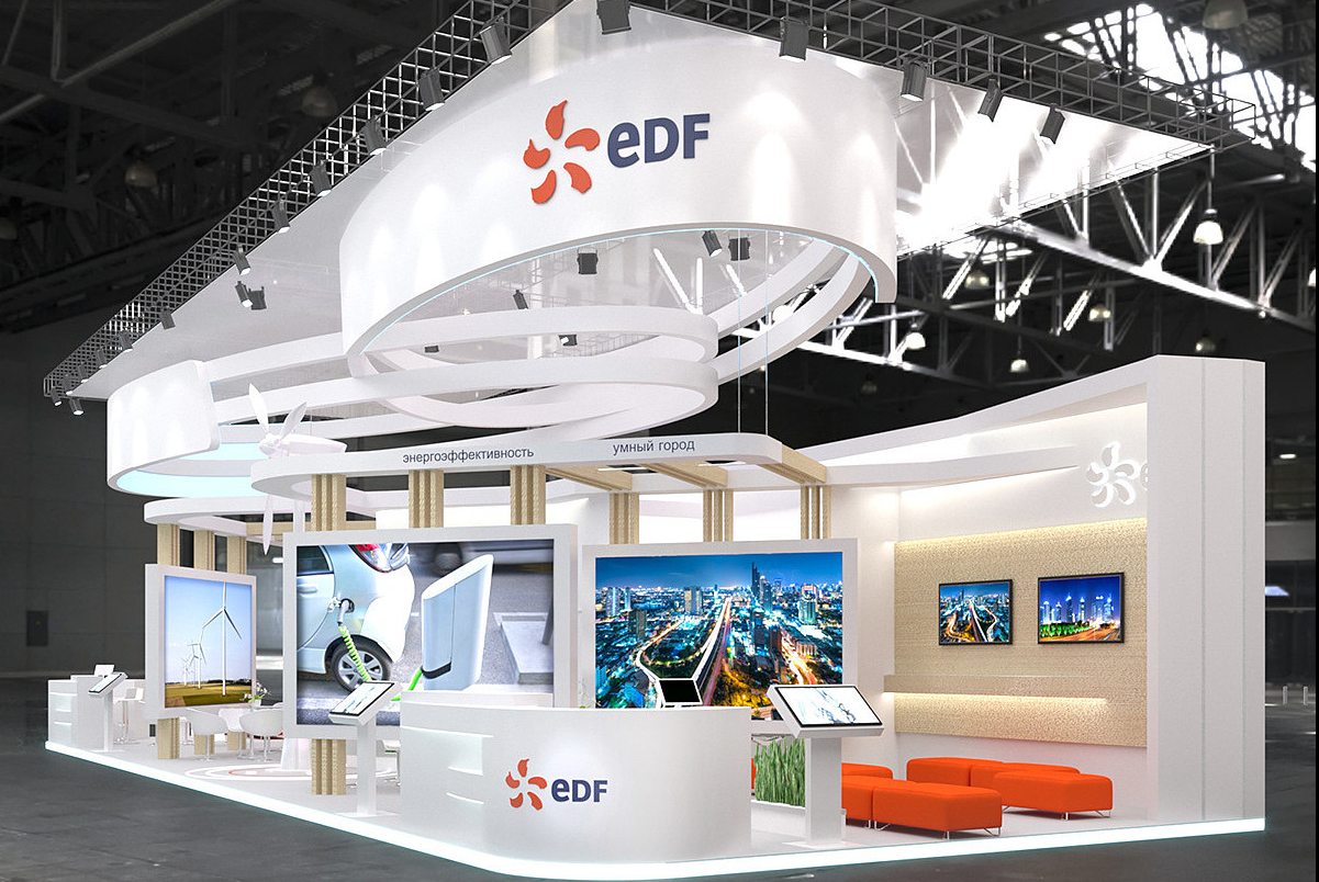 上海设计展会搭建-EDF-进博会展台搭建