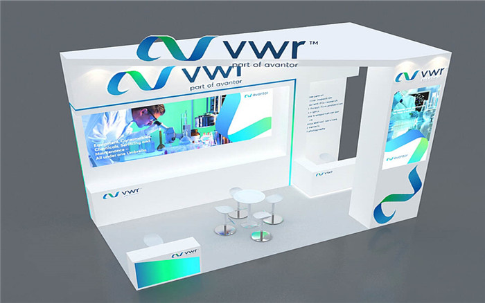 上海医疗特装展台搭建-VWR-上海展会搭建设计