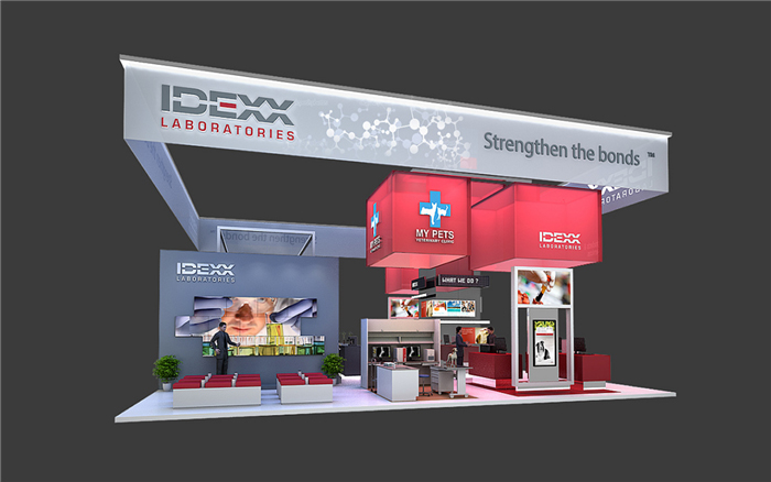 IDEXX-电子展位设计