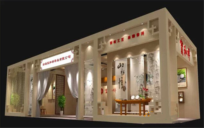 绍兴展厅设计效果图片素材高清大图