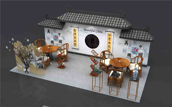 义乌展览会搭建图片