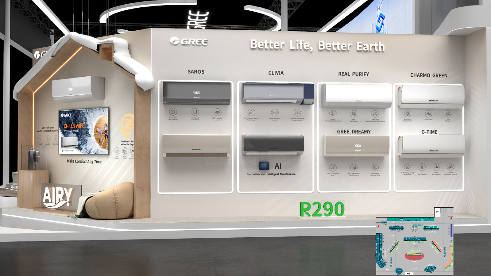 广交会双层展厅设计搭建图片