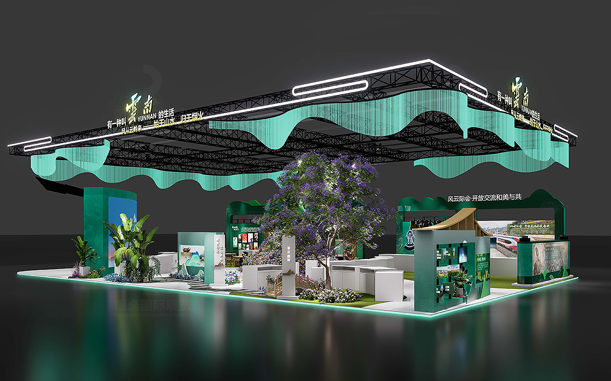 深圳文博会展台设计效果图片