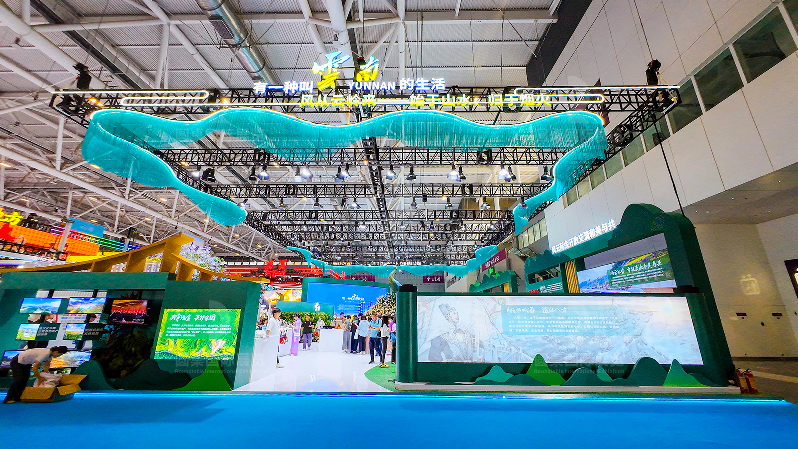 深圳文博会展台设计搭建现场效果图片