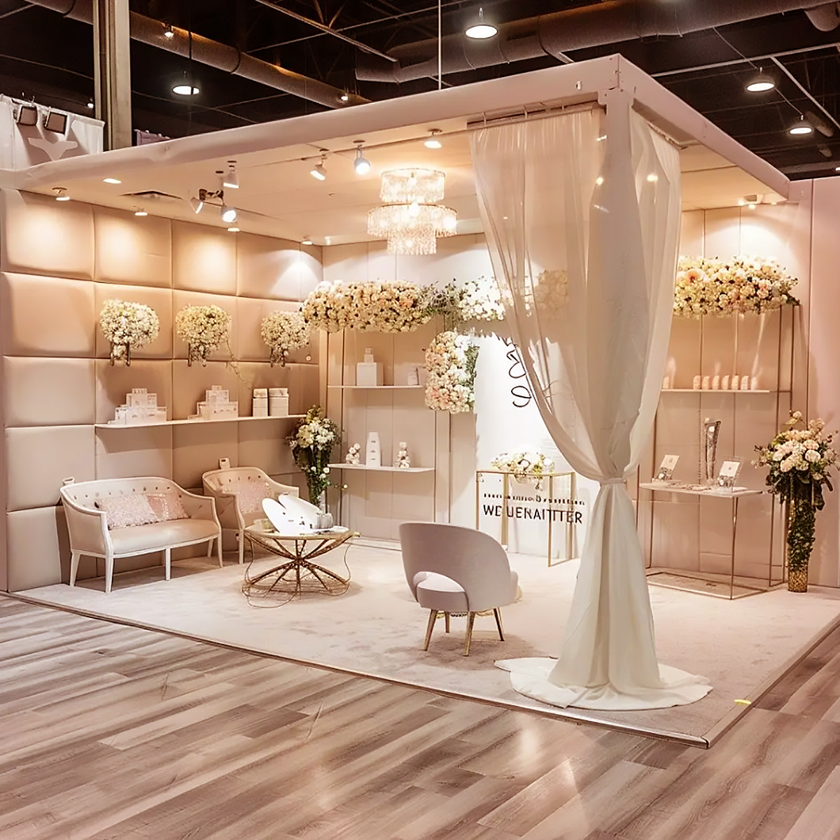 上海婚博会展台设计公司打造梦幻婚礼场景