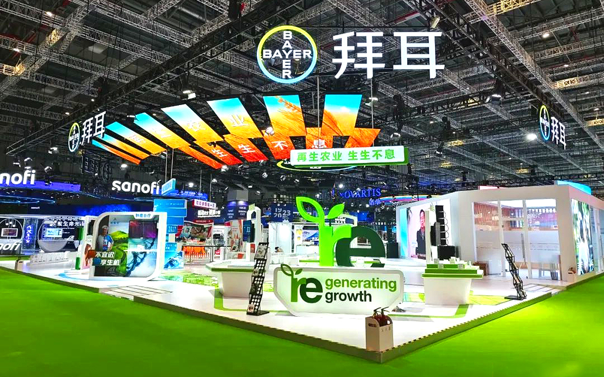 确保展会展台设计图上的颜色与品牌色一致