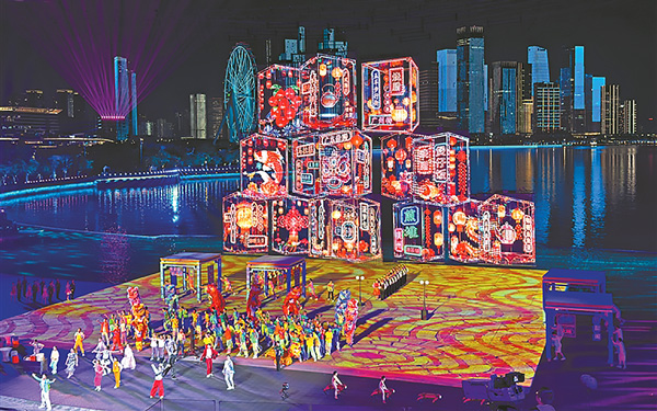 2025年广东全运会闭幕式成为了科技发布会！