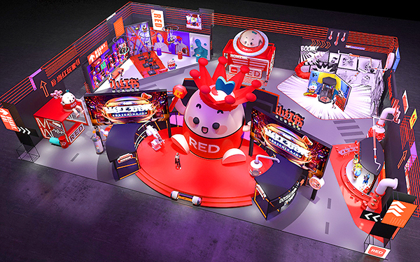 在展览展台搭建设计中，如何搭配道具风格与品牌？