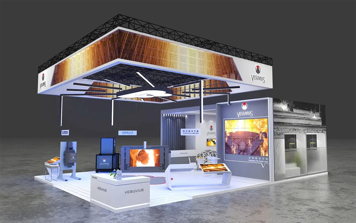 在北京展台设计搭建中，让品牌故事一目了然