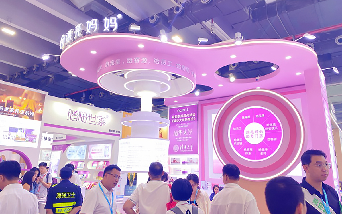 杭州展位搭建商合理区分功能区域来搭配色彩